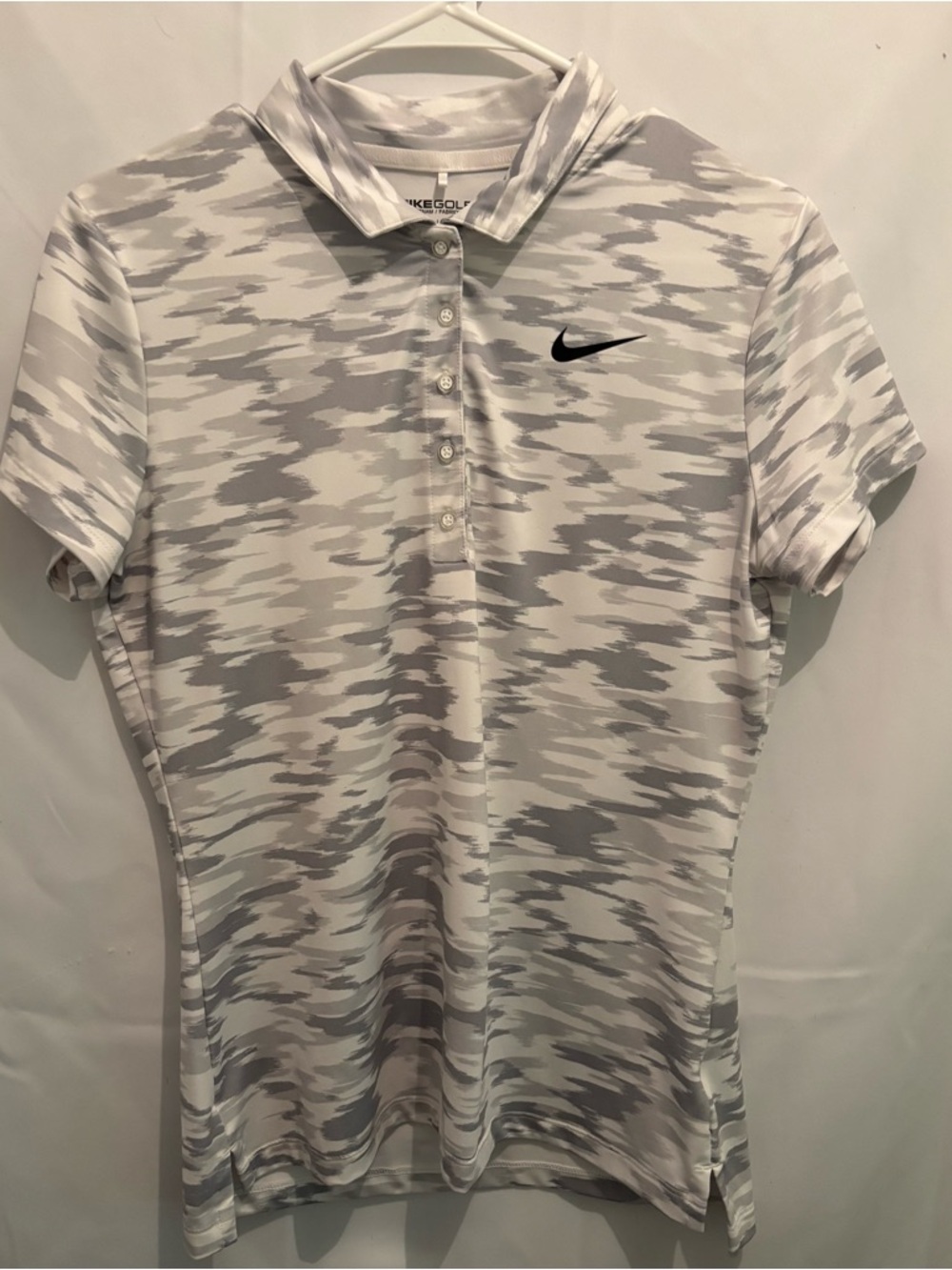 Women’s dri fit camo polo shirt M